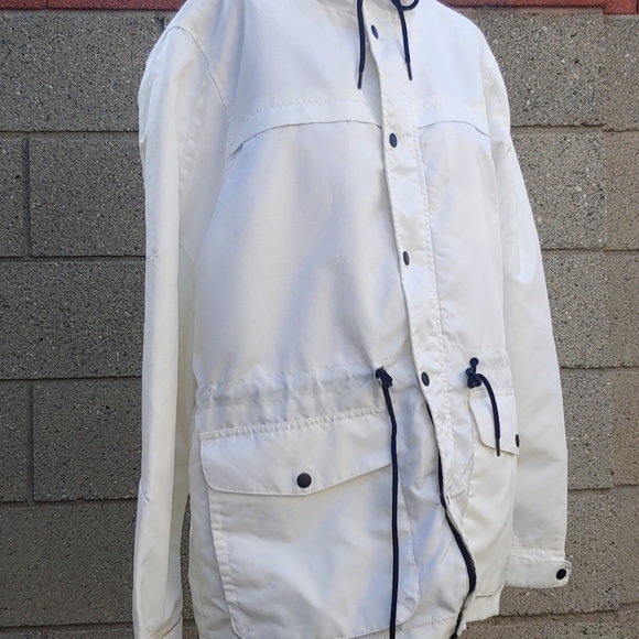 Men's Hooded Windbreaker, Forever21, White in Large - Picture 5 of 15